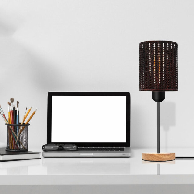 Wood Desk Lamp
