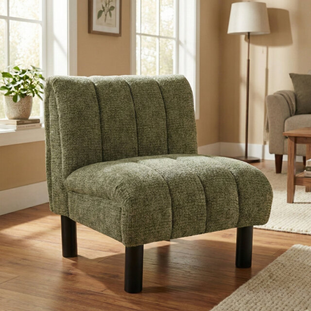 Premium Sofa Touch Fabric Accent Chair