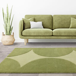 Bloxson Green Area Rug