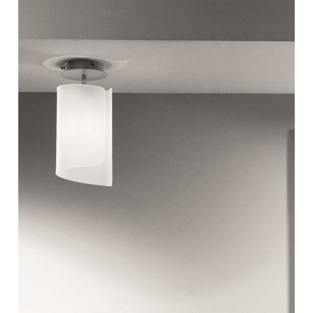 Papiro Glass Semi Flush Mount