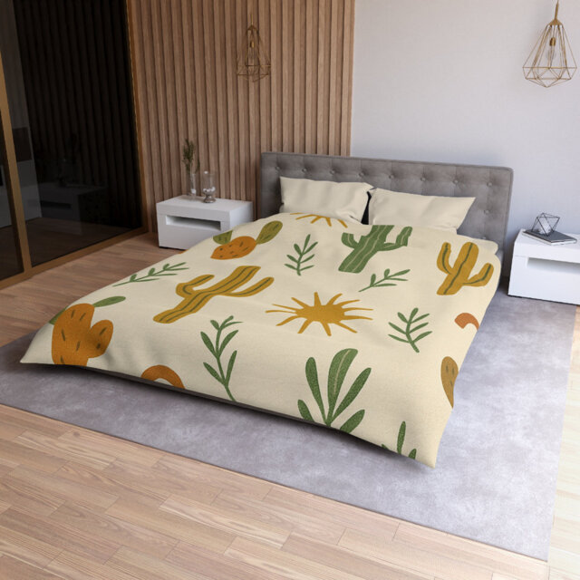 Microfiber Duvet Cover Boho Style, Design 23