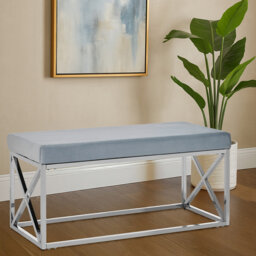 Sayyed Velvet Upholstered Bench