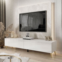 Ozora TV Stand White Gloss