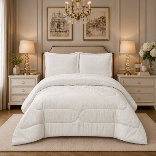 Jacquard Floral Bedspread
