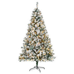 6' H Lighted Artificial Christmas Tree