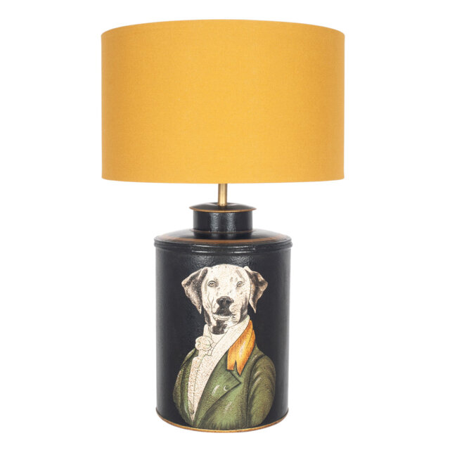 Lorcan Cotton Drum Lamp Shade ( Uno ) in Mustard
