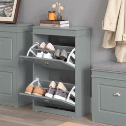Moriah 6 Pair Flip Down Shoe Storage
