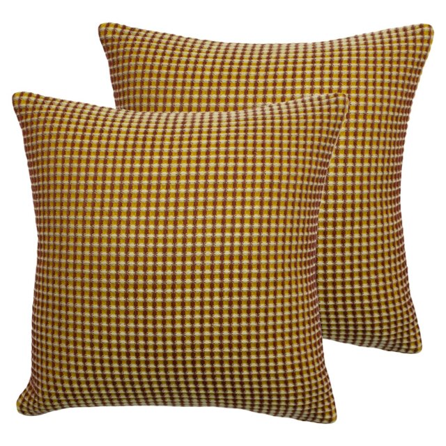 Geometric Square Cushion