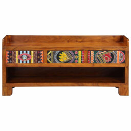 3 Pair Solid Wood Shoe Storage Cabinet