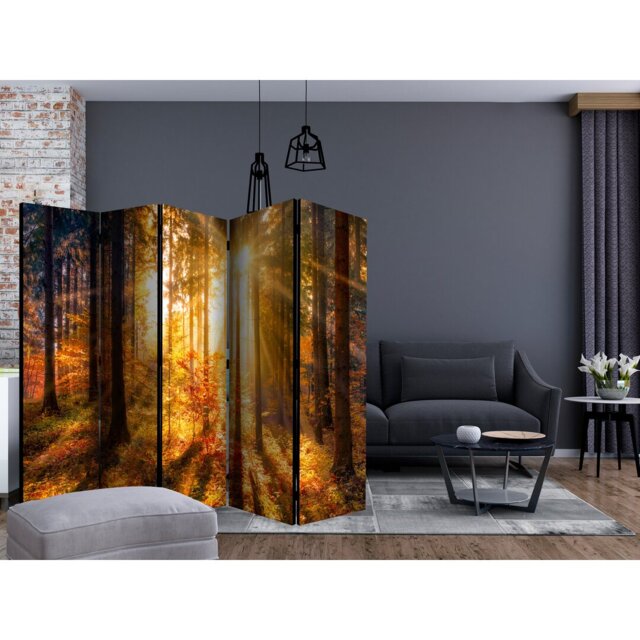 Chappell 225cm W x 172cm H 5 - Panel Folding Room Divider
