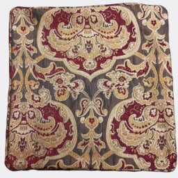 Georgia Cushion Cover Pair in Burgundy Floral Decorative Available in 18x18 & 22x22 Inches