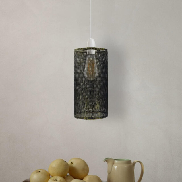 22cm H Metal Drum Lamp Shade ( Uno )