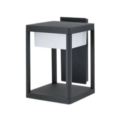 Boatwright Grey Integrated LED Outdoor Wall Lantern