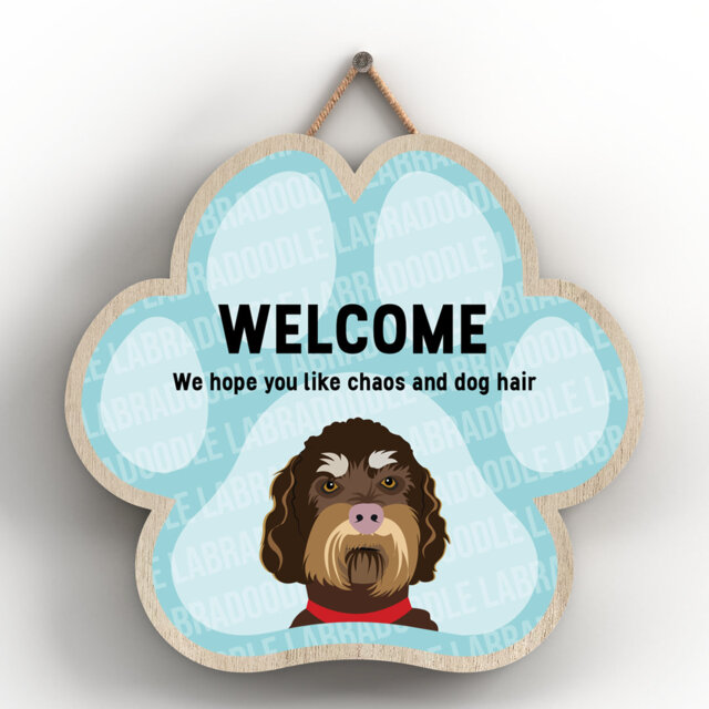 Labradoodle Welcome Wall DÃ©cor
