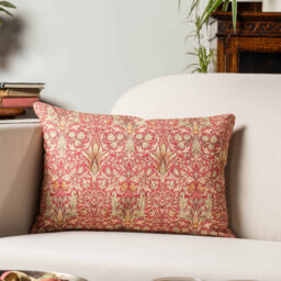 Floral Red Cushion