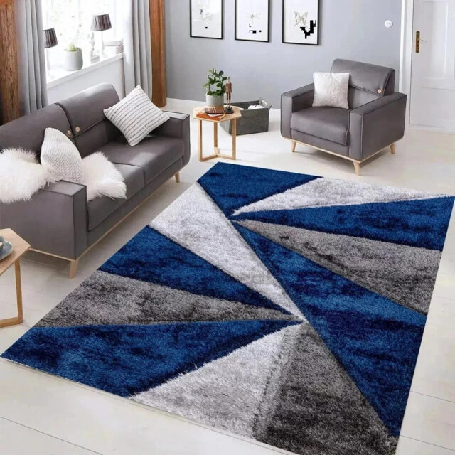 New Stylish Large Shaggy Rugs Hallway Runner Living Room Bedroom Rug Carpet Mats