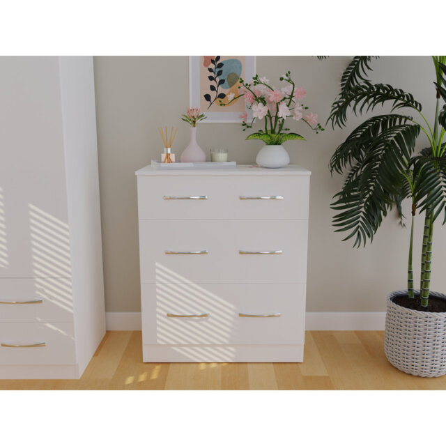 Fully Assembled Alinuswe 4 - Drawer Chest of Drawers