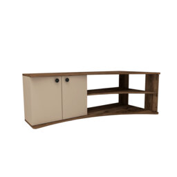 TV Stand with Shelves and Cabinet Dion
