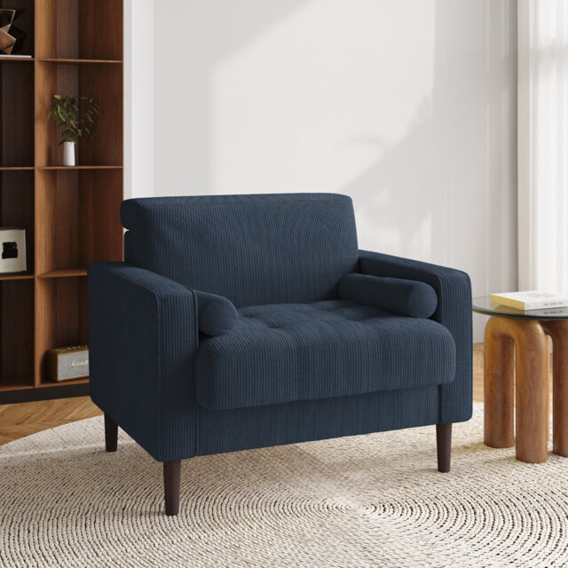 Carmelinda 88.4Cm Wide Tufted Armchair