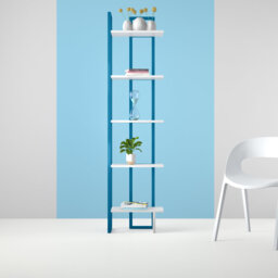 Alica 180cm H x 45.2cm W Corner Bookcase