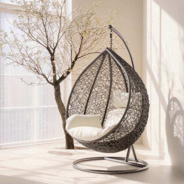 Naperon Garden Swing Chair with Stand