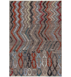 Geometric Hand Knotted 135cm X 192cm Area Rug