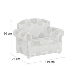 Dewsbury Faux Leather Accent Chair