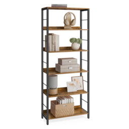 Aftyn 60cm W Steel Etagere Bookcase