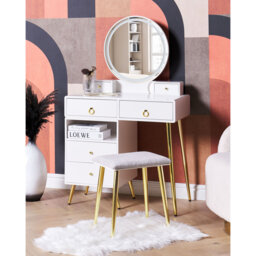 Barclee Dressing Table with Mirror