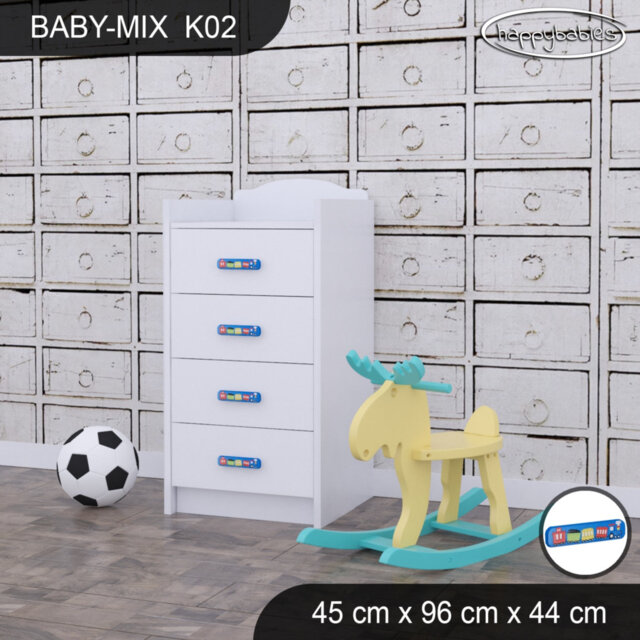 Baby Mix Kids 4 - Drawer Dresser
