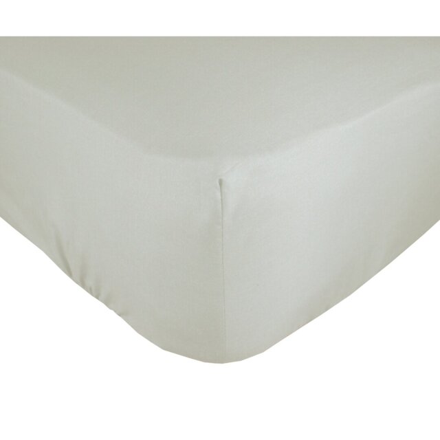 Cotton Blend Percale Fitted Sheet