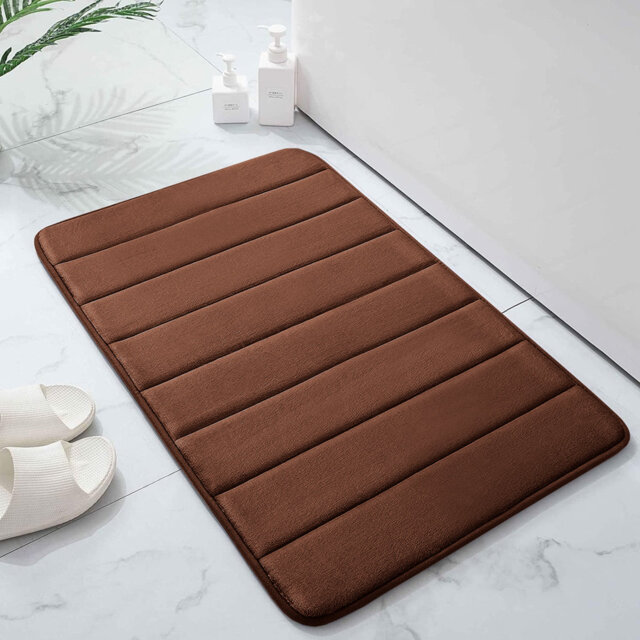ULTRA SOFT MEMORY FOAM BATH MAT (WATER ABSORBENT, NON-SLIP)
