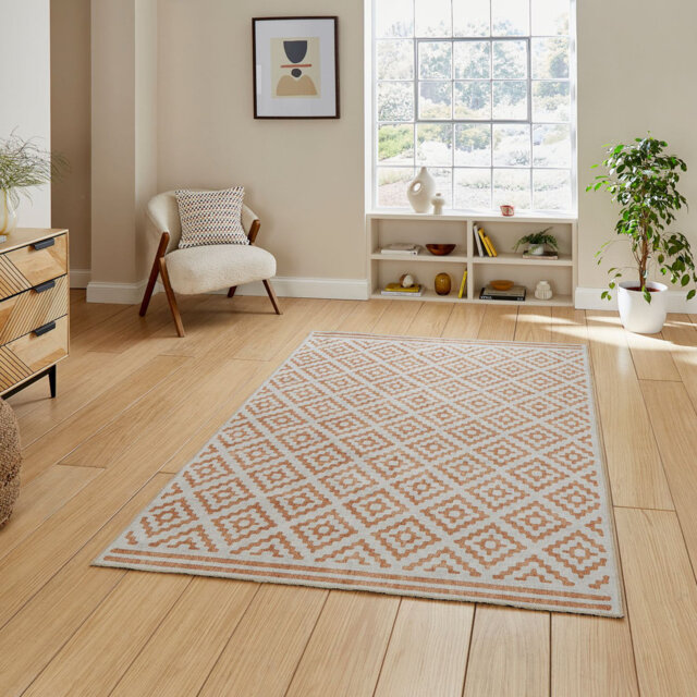 Jaxen Machine Woven Yellow Area Rug
