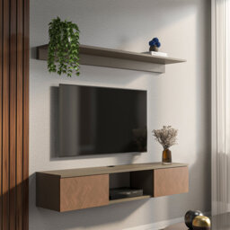 "Charlay Floating TV Stand for TVs up to 60"""