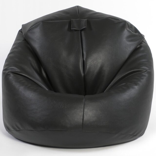 Faux Leather Refillable Classic Bean Bag