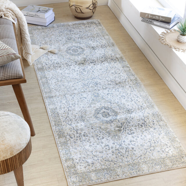 Machine Washable Traditional Boho Camel Area Rug