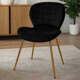 Fontenay 39cm H Polyester Blend Upholstered Metal Side Chair