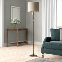 Alexandria 165cm Antique Brass Traditional Floor Lamp
