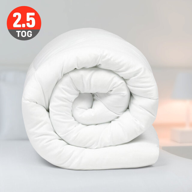 All-Season 2.5 Tog Hollowfibre Duvet Fill â Soft, Lightweight & Breathable Tog For Year-Round Comfort