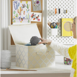 Marlow Home Co. Fabric And Canvas Storage Fabric Decorative Bin