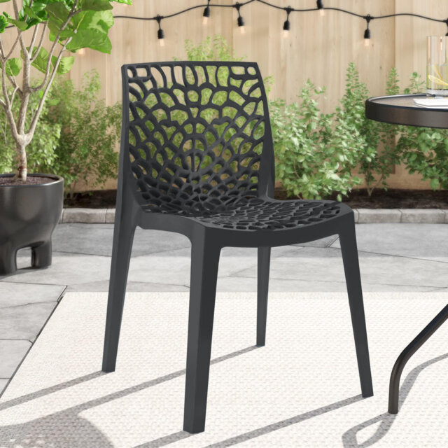 Stackable Outdoor Patio Dining Side Chair