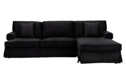 4 Seater Velvet Sofa & Chaise