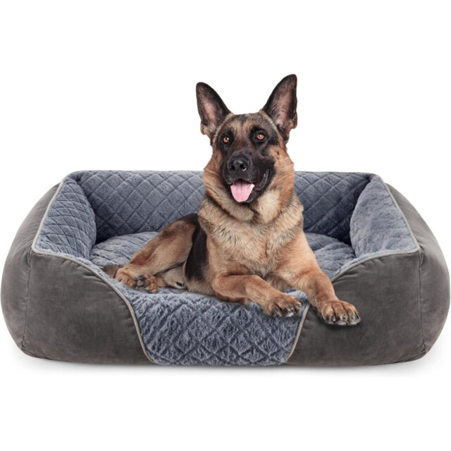 XL Dog Bed Extra Large Dog Bed, Washable Dog Beds XXL With Anti Bite Material And Hybrid Filling Technology To Prevent Bone Diseases, 90X65x23cm