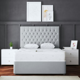 Seraphine Chesterfield 2 Draw Divan Bed with Headboard