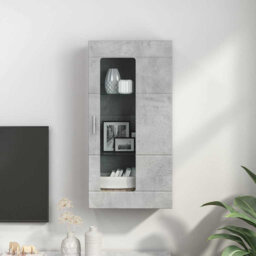 Wall-Mounted Cabinet With Shelf Sonoma Oak 55 X 29 X 100 Cm
