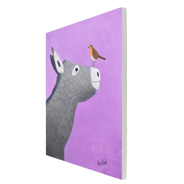 AILSA BLACK Traditional Wall Decor on Ceramic
