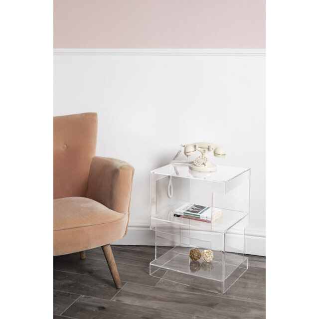 Laile Floor Shelf End Table