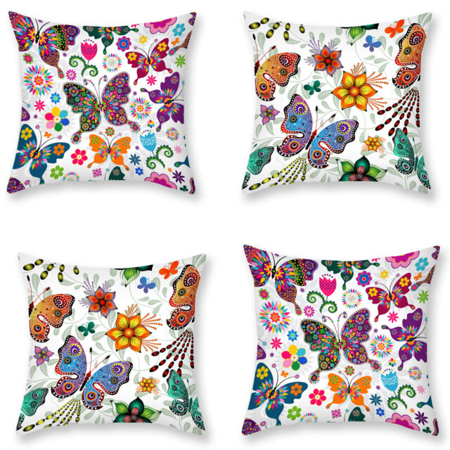 Batina Indoor / Outdoor Geometric Square Cushion Cover