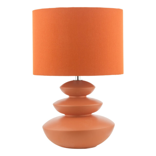 Discus Ceramic Table Lamp With Shade