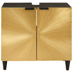 58 cm Single Bathroom Vanity Base Only in Gold